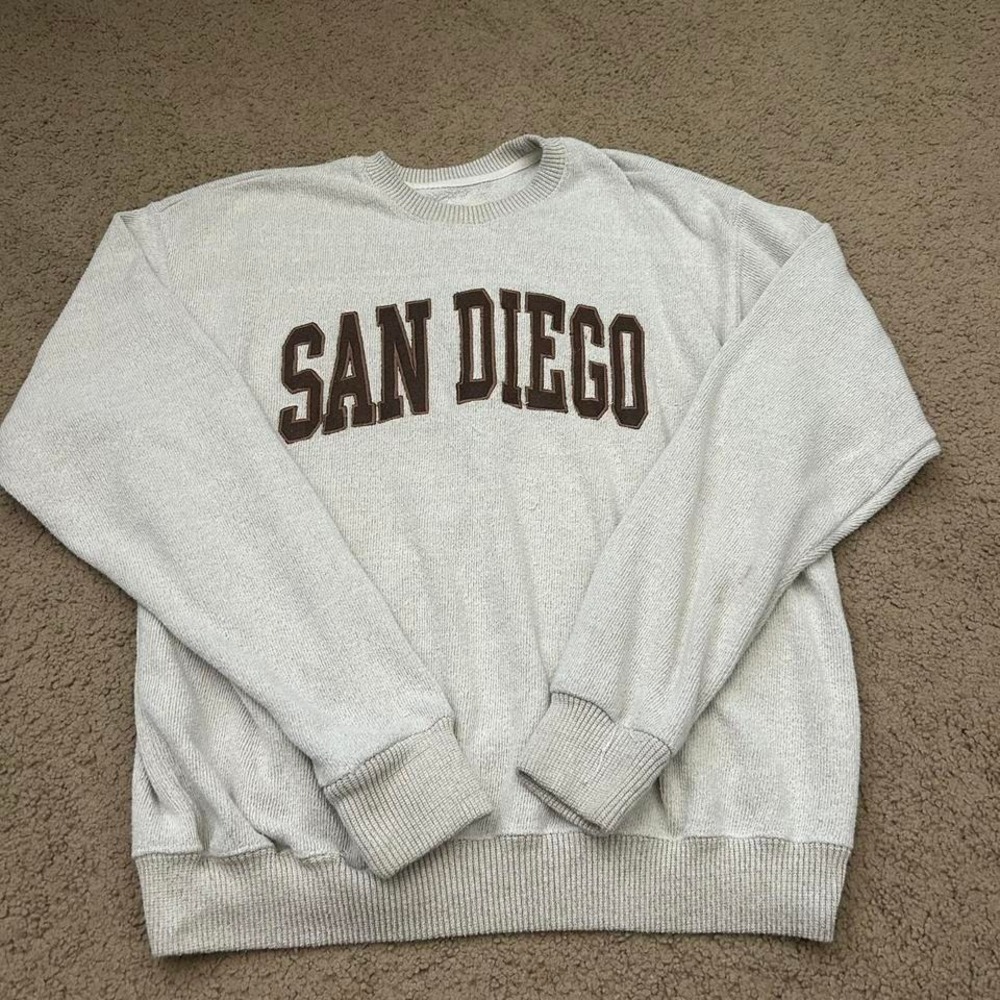 Vintage San Diego grey crewneck sweatshirt Size XXL